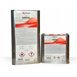 Lakier bezbarwny HS klar Cristal Exlak 5L z utwardzaczem 2,5L