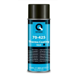 Spray na wysokie temperatury termo czarny 400ml Q-Refinish