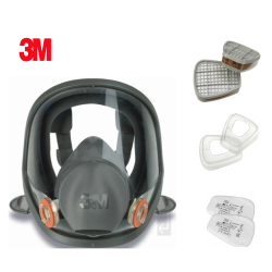 Maska lakiernicza ochronna przeciwgazowa 3M pełna 6900 L z filtrami komplet