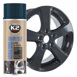K2 Color Flex Guma w Sprayu Czarny Połysk 400ml