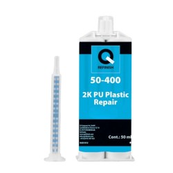 Klej do tworzyw sztucznych 2K PU 50-400 60-90sec 50ml Q-Refinish