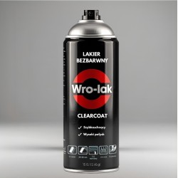 Lakier bezbarwny klar 1k spray WRO-LAK 400ml